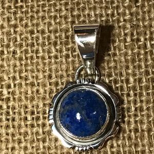 Lapis Lazuli in Sterling Silver pendant